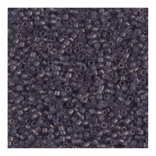 Miyuki Delica 11/0 DB0386 - Mat Transparent Dried Lavender Luster x8g