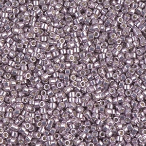 Miyuki Delica 11/0 DB0429 - Galvanized Light Smoky Amethyst  x8g