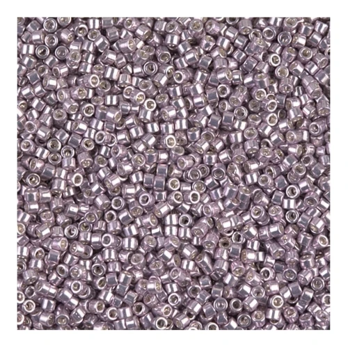 Miyuki Delica 11/0 DB0429 - Galvanized Light Smoky Amethyst x8g