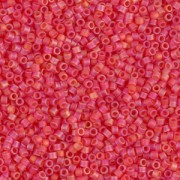 Miyuki Delica 11/0 DB0856 - Mat Transparent Red Orange AB x8g|raw }}