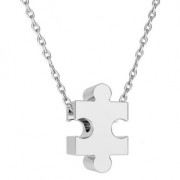 Poussoir / Perle pour cordon 2 mm en Argent 925 - Puzzle x1