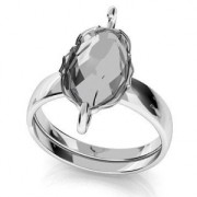 Bague pour Scarab bead PureCrystal 5728 12 mm en Argent 925 x1