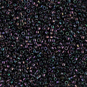 Miyuki Delica 11/0 DB0004 - Metallic Dark Plum Iris x8g
