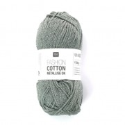 Laine Fashion Cotton M�tallis� Rico Design Titane 011 x 50g