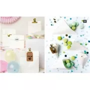 DIY Pochette en papier Yey - 120x185 mm - Let's party - Kraft x24