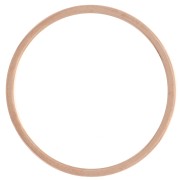 Anneau de montage et tissage rond 20 mm doré rose x1|raw }}