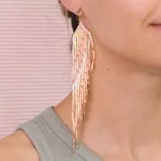 Breloque losange 12x3 mm pour fabrication de bijoux DIY doré x4