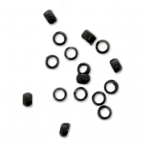 Perles à écraser 2 mm noir x2g