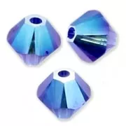 Toupies en cristal PureCrystal 3 mm Majestic Blue AB2X x50