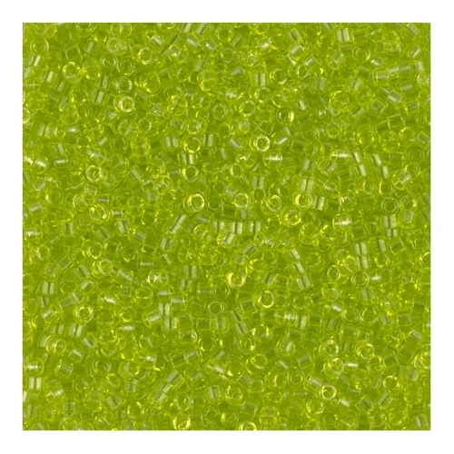 Miyuki Delica 11/0 DB0712 - Transparent Chartreuse x8g