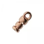 Embouts à serrer pour cordon 2 mm - doré rose x1