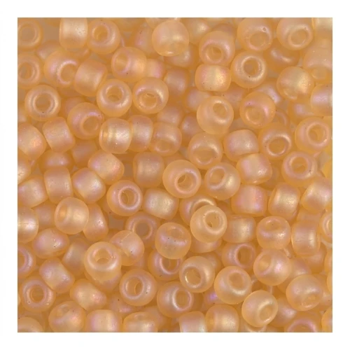 Rocaille Miyuki 8/0 132FR - Tr Light Topaz AB Mat x8g