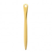 Pendentif pointe ethnique 38x4 mm Doré à l'or fin x1