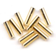 Bugles Miyuki 6 mm BGL-003 - Gold Silver Lined x10g