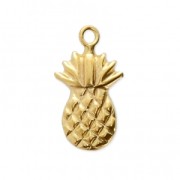 Breloque fine Ananas 12.5x7 mm en Gold filled (Or laminé) x1