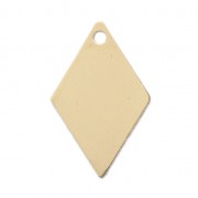 Sequin losange 23.5x15 mm - médaille à graver - en Gold filled (Or laminé) x1|raw }}