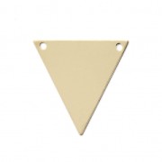 Intercalaire fin Triangle 2 trous 18.5 mm - Gold filled (or laminé)  x1