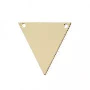 Intercalaire fin Triangle 2 trous 18.5 mm - Gold filled (or laminé) x1