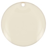 Sequins ronds en métal et résine époxy 12 mm Crème x8|raw }}