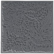 Plaque de texture - Tapis d'empreinte pour pâte polymère 9 cm Leaves|raw }}