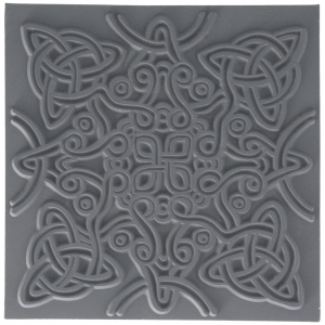 Plaque de texture pour pâte polymère 9 cm Celtic Knot