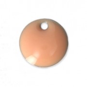 Sequins ronds en métal et résine époxy 8 mm Light Rose x10|raw }}