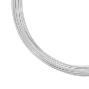 Fil de cuivre pour bijoux 0.60 mm Argenté x10m