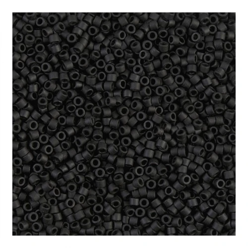Miyuki Delica 11/0 DB0310 - Mat Black x8g