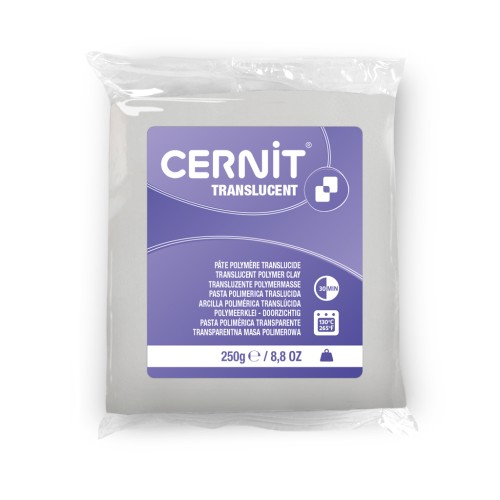 Pâte Cernit Translucent - Translucide (n°005) x250gr