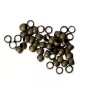 Perles à écraser 2 mm - Fabrication Européenne - bronze x50