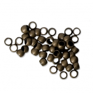 Perles à écraser 2 mm - Fabrication Européenne - bronze x50