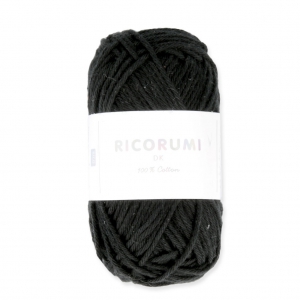 Coton Ricorumi par Rico Design pour Amigurumi Noir 060 x 25g