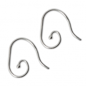 Crochets d'oreilles 19 mm en Argent 925 x2