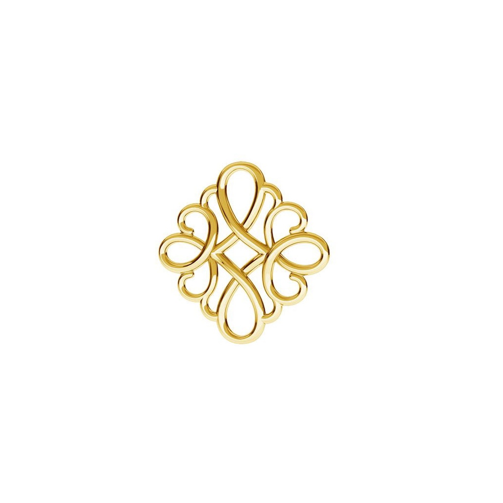 Bague Fine En Argent 925 Cœur Filigrané - Taille 54, Occasion, Sans Marque