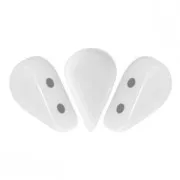 Perles en verre Amos® par Puca® 5x8 mm Opaque White x10g