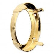 Serti griffe pour cabochon PureCrystal 4127 30x22 mm - Doré x1|raw }}