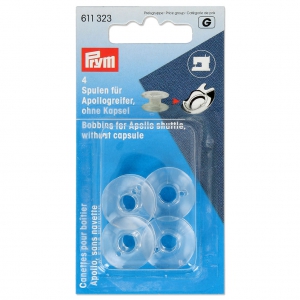 Canettes pour machine à coudre boîtier Apollo 20x10.5 cm x4