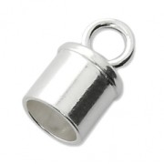 Embouts pour cordon 4 mm en Argent 925 x2
