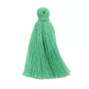 Pompon imitation coton 27-30 mm Vert Clair x1