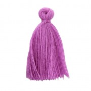 Pompon imitation coton 27-30 mm Purple x1