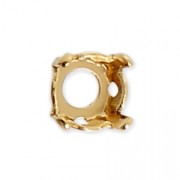 Serti griffe pour cabochon PureCrystal 1088 4 mm - Doré x10|raw }}