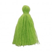 Pompon imitation coton 27-30 mm Lime x1