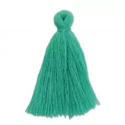 Pompon imitation coton 27-30 mm Green Turquoise x1