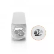 Poinçon à frapper ImpressArt - 6 mm - Texture Bois x1