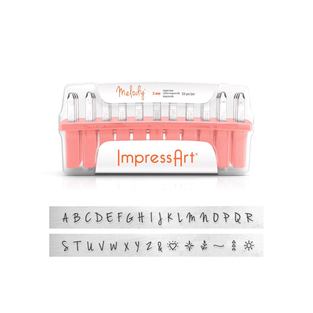 Poinçon à Frapper ImpressArt - 6 Mm - Texture Carrés Patchwork X1 P 105219