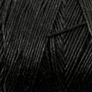 Fil de lin ciré pour bijoux micro macramé 0.7 mm couleur Noir n°2 x 100 g