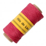 Fil de lin ciré pour bijoux micro macramé 0.7 mm couleur Fuchsia n°13 x 100 g