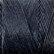 Fil de lin ciré pour bijoux micro macramé 0.7 mm couleur Bleu Marine n°19 x 100 g
