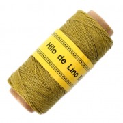 Fil de lin ciré pour bijoux micro macramé 0.7 mm couleur Pistache n°20 x 100 g
