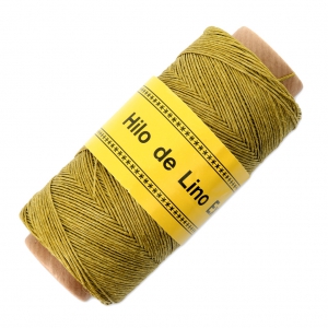 Fil de lin ciré pour bijoux micro macramé 0.7 mm couleur Pistache n°20 x 100 g